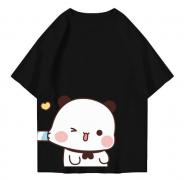 Hi VABA Oversized Cute Couple Bear Tshirt | Kaos Streetwear Unisex Tee