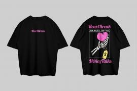 VABA Oversized HeartBreak Tshirt | Kaos Streetwear Unisex Tee