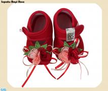 Sepatu Bayi Rose red