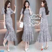 Amelia Dress Grey