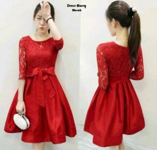 Dress Marry merah