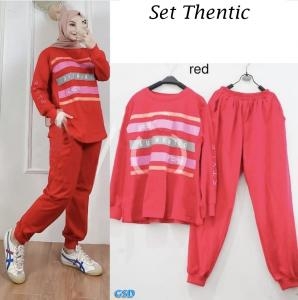 Set THENTIC red
